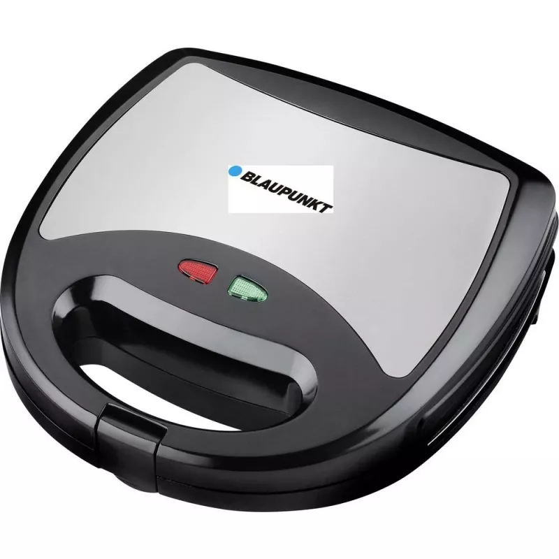 Sumuštinių kepimo aparatas Blaupunkt SMS611, nelipni danga, grilio funkcija, skrudinimo funkcija, šalčio liesti korpusas, juoda, sidabrinė