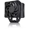 Oro aušintuvas Noctua NH-U12A CHROMAX.BLACK – 120 mm dvigubas ventiliatorius, 158 mm aukštis, suderinamas su LGA 1200, 2000 RPM maks.
