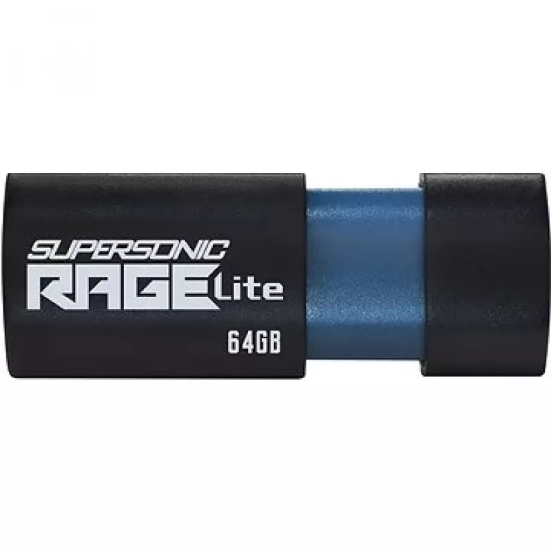 USB atmintukas PATRIOT Supersonic Rage Lite 64 GB USB Type-A 3.2 Gen 1, stumdomas, atsparus smūgiams