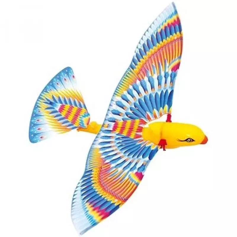 Caly Tim Bird mechaninis skraidantis paukštis, įvairiaspalvis