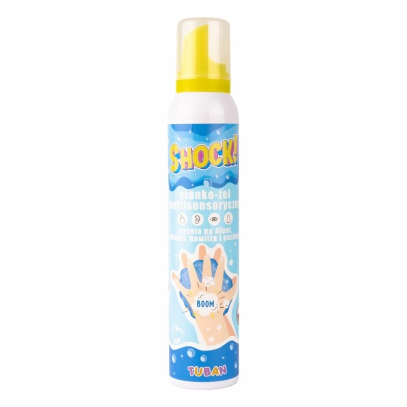 Tuban SHOCK! MULTISENSORY FOAM-GEL ICE 200 ml Mėlyna