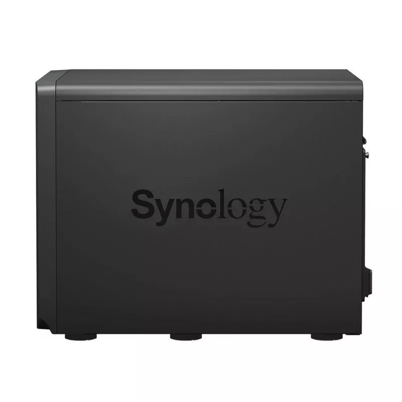 NAS Synology DS2422+; Tower; 12 x (3,5 colio SATA HDD / 2,5 colio SATA HDD / 2,5 colio SATA SSD); AMD Ryzen V1500B; 4 GB DDR4 (maks. 32 GB); 4 x 1GbE RJ-45
