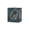 Žaidimų ausinės Fury NFU-1584 su ausinių mikrofonu, uždaro tipo, 98 dB, 15–25000 Hz, 2 m laidas, USB ir 3,5 mm, mėlyna