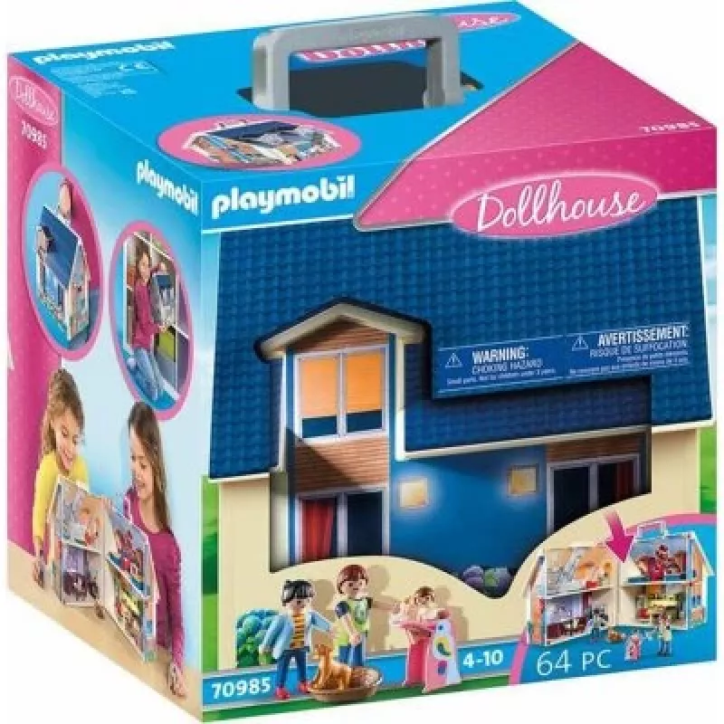 Statybinis žaidimų rinkinys PLAYMOBIL Lėlių namelis 70985 Įvairiaspalvis Plastikas