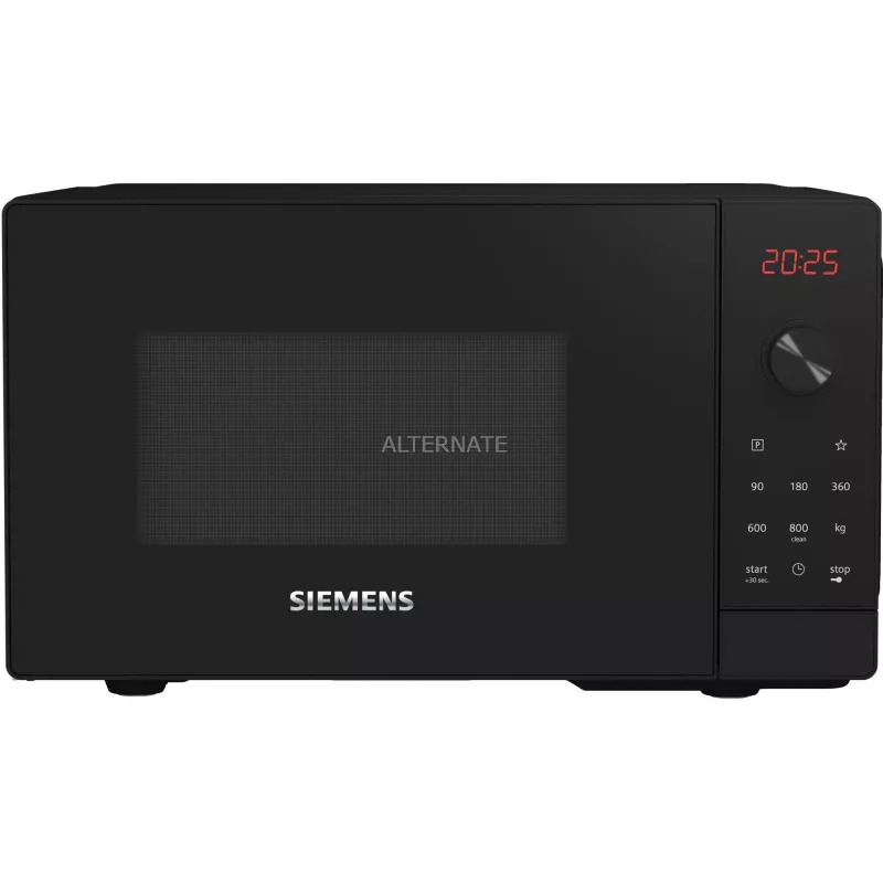 Siemens iQ300 FF023LMB2 mikrobangų krosnelė juoda Solo 20 L 800 W