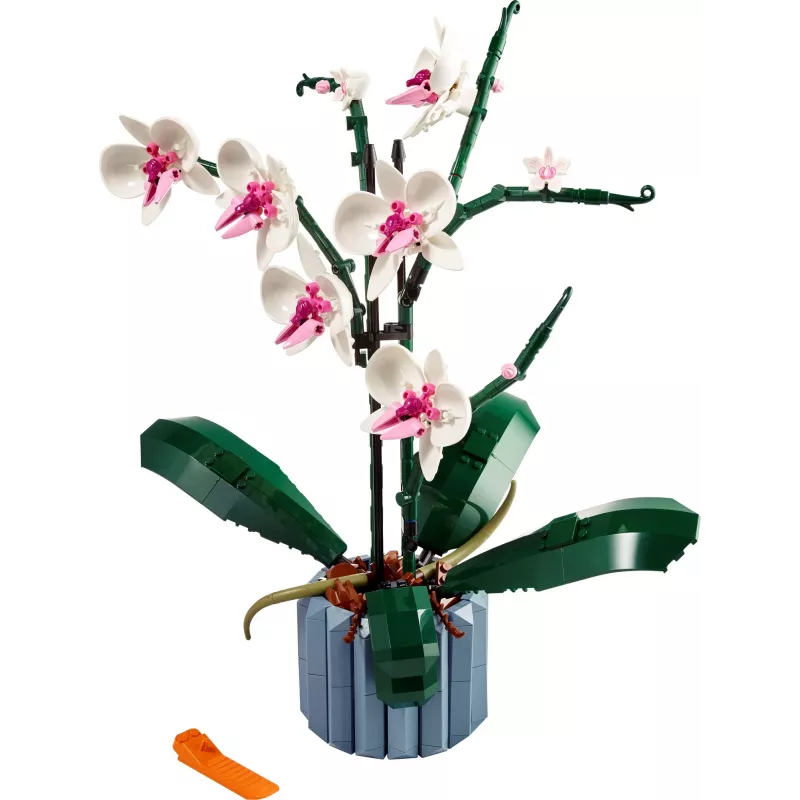 LEGO 10311 Icons Orchid – Dirbtinio augalo konstruktorius su gėlėmis, namų dekoro aksesuaras suaugusiems, Botaninė kolekcija, dovana vyrui ar žmonai