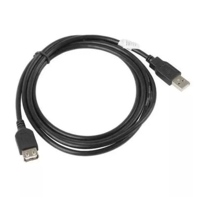 Lanberg CA-USBE-10CC-0050-BK USB ilginimo laidas 5 m USB 2.0 USB A juodas