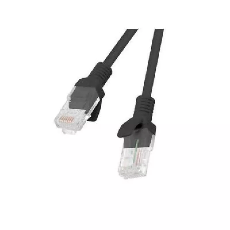 Tinklo kabelis LANBERG PCU5-10CC-0500-BK Cat5e U/UTP RJ-45 – 5 m, juodas, CCA laidas