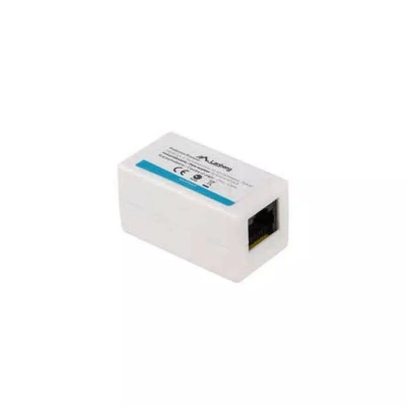 Tinklo jungtis LANBERG AD-RJ45-RJ45-OU6 — balta RJ-45 1 įėjimas į 1 išėjimą