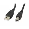 Lanberg CA-USBA-10CC-0030-BK USB 2.0 laidas 3 m USB B juodas