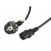 Lanberg CA-C13C-11CC-0030-BK maitinimo laidas, juodas, 3 m, C13 mova, CEE 7/7