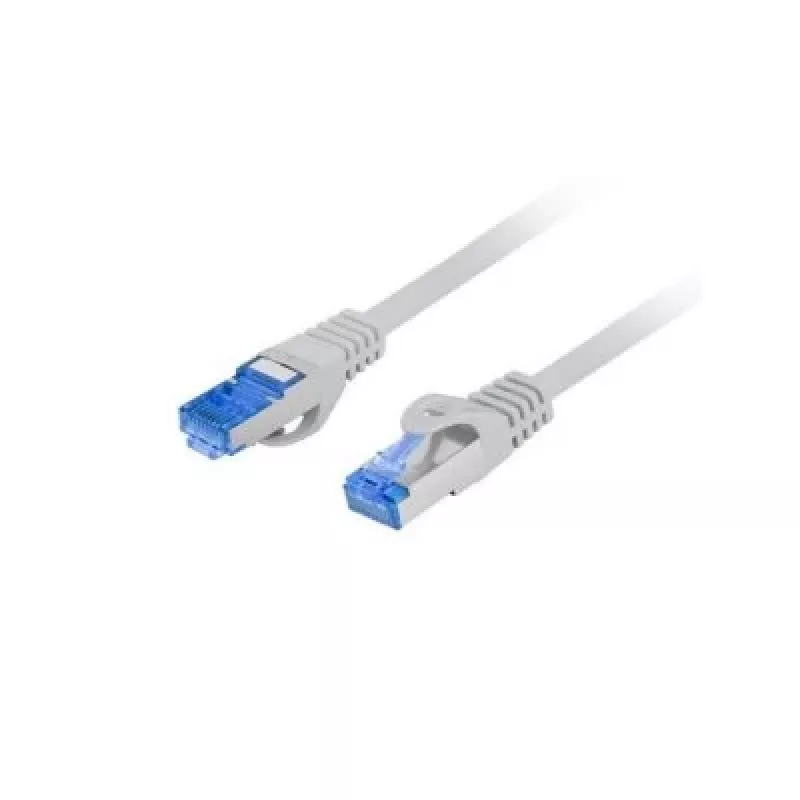 Tinklo kabelis LANBERG PCF6A-10CC-0500-S Cat6a S/FTP RJ-45–RJ-45 5 m Pilka LSZH