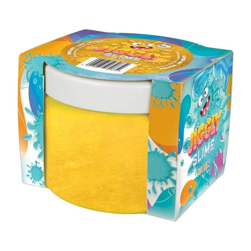 TUBAN Jiggly Slime gold pearl 500 g TU3596 — sensorinis gleivėtas žaislas žaidimui ir streso mažinimui