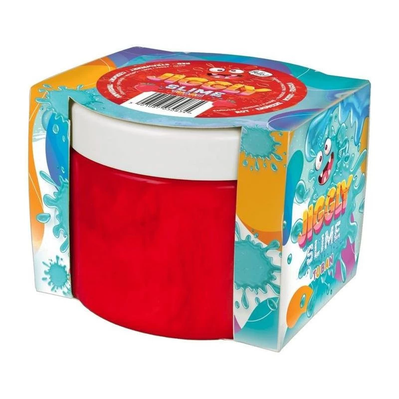 TUBAN Slime Tuban Jiggly Slime raudona Strawberry 500 g – raudona braškė, 500 g
