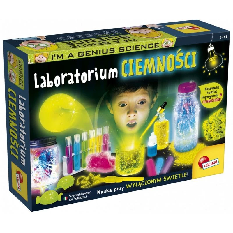 Mokomasis rinkinys Liscianigiochi Aš esu genijus – Tamsos laboratorija 304-PL83879