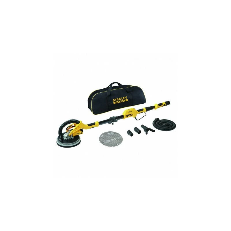 Stanley SFMEE500S 750 W sienų šlifuoklis (gipso šlifuoklis), juodas/geltonas