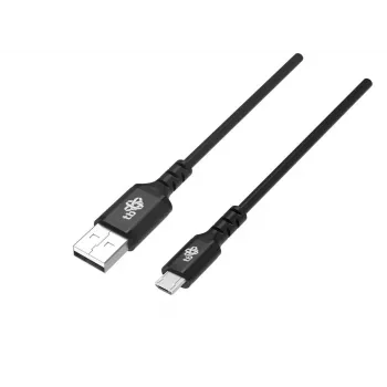 Laidas USB-A–Micro USB 2 m silikoninis juodas Quick Charge
