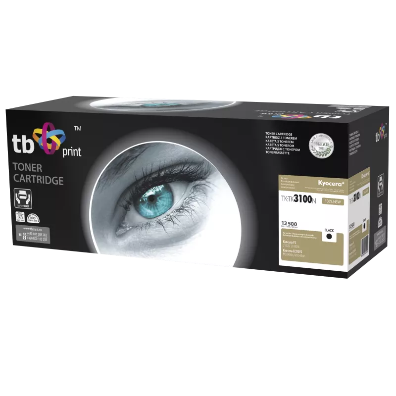 Toneras, skirtas Kyocera TK-31 00 BK TK-TK3100N, 100% naujas