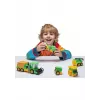 Popular Playthings Ūkio transporto priemonių rinkinys Mix or Match (dvikalbis)