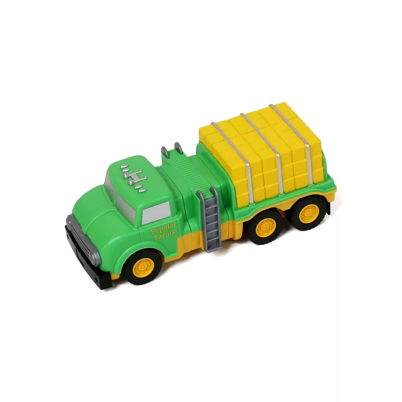 Popular Playthings Ūkio transporto priemonių rinkinys Mix or Match (dvikalbis)