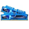 G.Skill 16GB Ripjaws X Dual Channel atminties rinkinys - Mėlyna (2x 8GB, DDR3 1600MHz, 1,5V, F3-1600C9D-16GXM, XMP paruoštas)