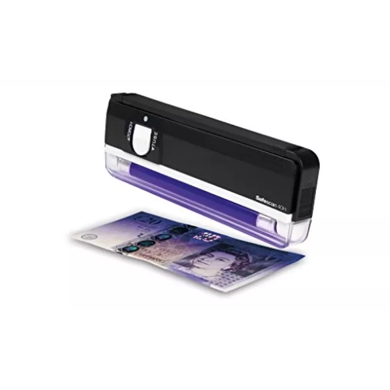 Safescan 40H nešiojamas UV padirbtų pinigų detektorius banknotams, kreditinėms kortelėms ir ID tikrinti