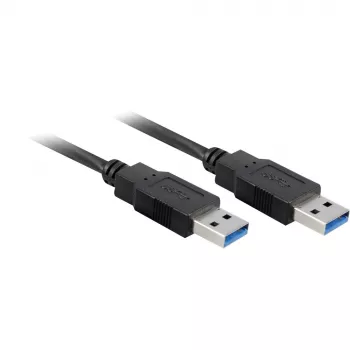 Wentronic Goobay USB 3.0 SuperSpeed kabelis, juodas, 3 m - USB 3.0 kištukas (A tipas) > USB 3.0 kištukas (A tipas) (93929)