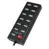 USB 2.0 šakotuvas LogiLink UA0126, 13 prievadų, juodas