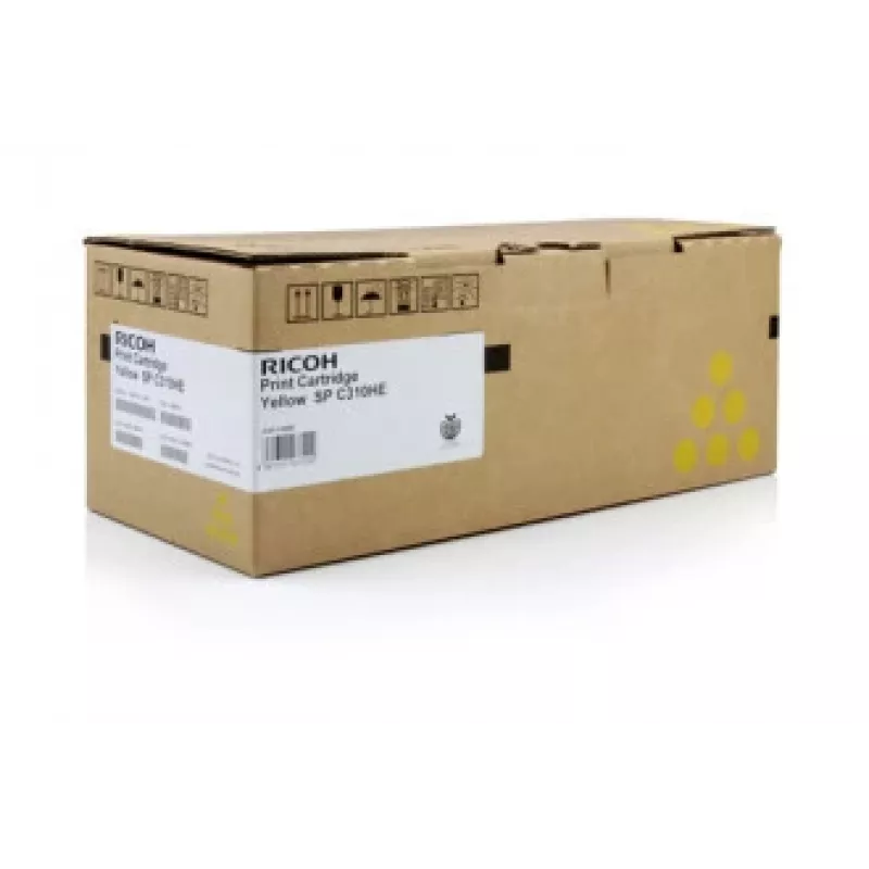 Ricoh SP C310HE originalus geltonas kasečių toneris 1 vnt.