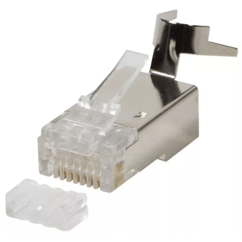 RJ45 kištukinės jungtys Cat 6, 6A, 7 su ekranu, 50 vnt.