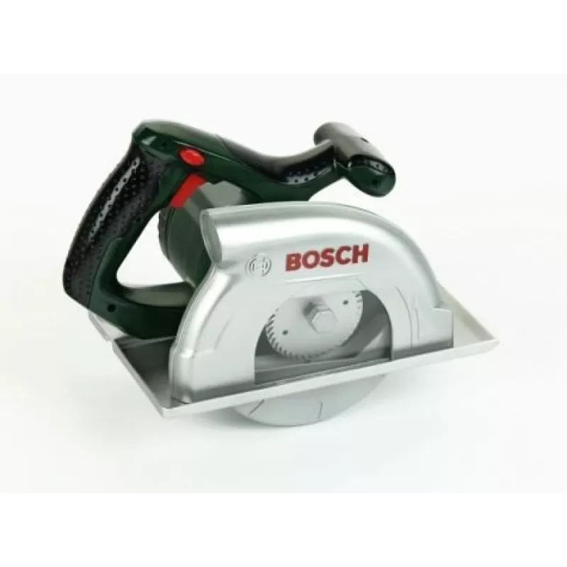 Theo Klein 8421 Bosch diskinis pjūklas su baterijomis, sukamasis judesys, šviesos ir garso funkcijos, 23 cm x 16 cm x 14,5 cm