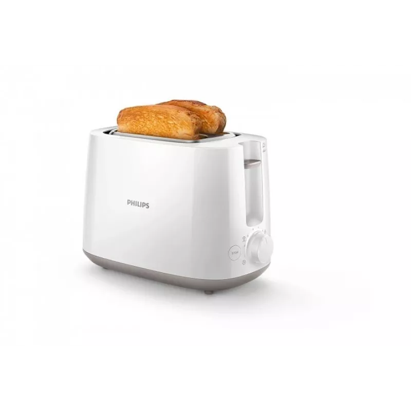 Skrudintuvas Philips Daily Collection HD2581/00 — 2 dėklai, 830 W, 8 rudumo lygiai, baltas
