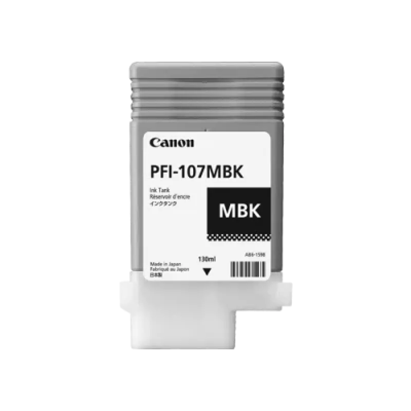 Originali Canon PFI-107MBK kasetė su matine juoda spalva, 130 ml