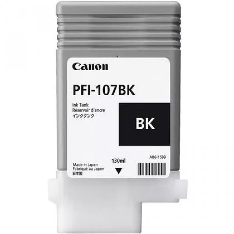 Originalus Canon PFI-107BK kasetė su rašalu 1 vnt. Juoda