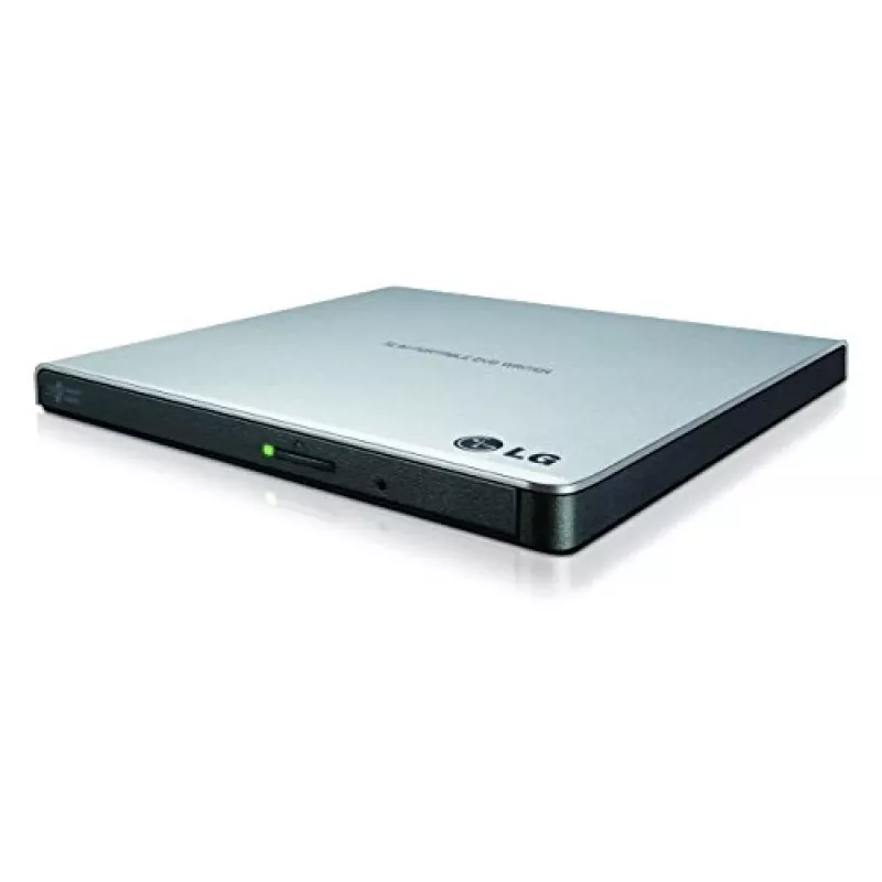 LG GP57ES40 išorinis optinis diskų įrenginys DVD±RW juodas, sidabrinis