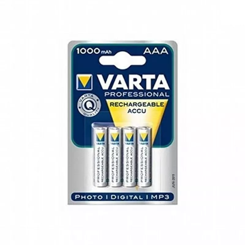VARTA HR03 AAA įkraunama baterija Accu Power 1000 mAh 05703 4 vnt. Žalia, Geltona