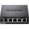 D-Link DES-105 nevaldomas L2 jungiklis, 5x Fast Ethernet, metalinis korpusas