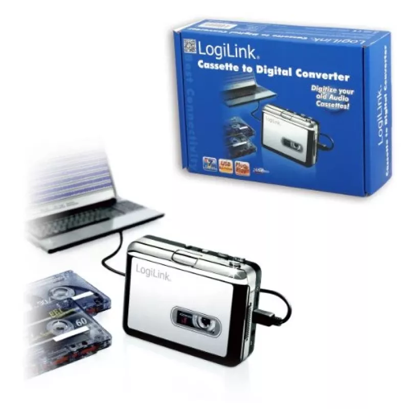 LogiLink® UA0156 Kasečių skaitmenintuvas su USB jungtimi