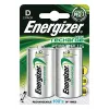 Energizer Įkraunamos NiMH D tipo baterijos 2500mAh – 2 vnt. pakuotė