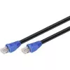 Tinklo kabelis RJ45 lauko Goobay 6 kategorija UTP (U/UTP) tiesus 50m (Juoda)