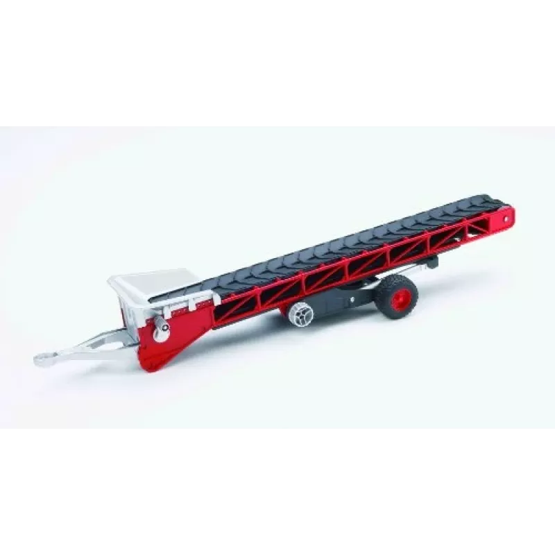 BRUDER 02031 plastikinė atsarginė dalis – konvejerio juosta su ištraukiamu vilkimo kablys, juoda/raudona, 1:16