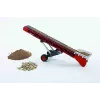 BRUDER 02031 plastikinė atsarginė dalis – konvejerio juosta su ištraukiamu vilkimo kablys, juoda/raudona, 1:16