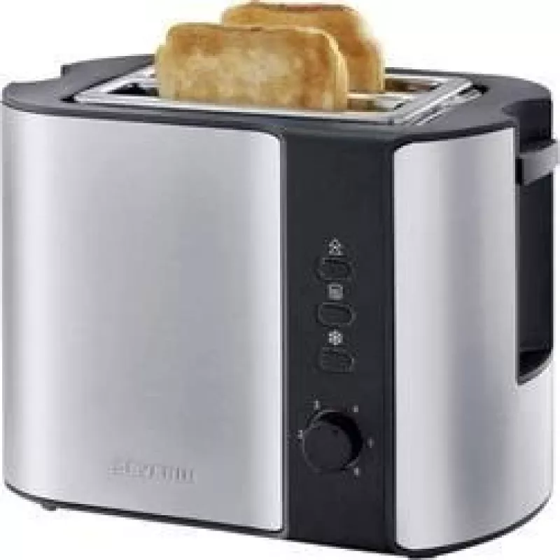 Skrudintuvas Severin 2589 2 griežinėliams 800 W Juodas, Nerūdijantis plienas