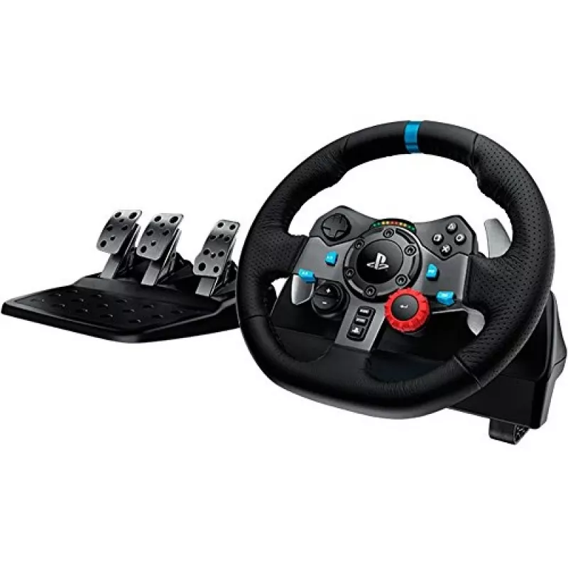 Logitech G920 Driving Force lenktynių vairas su pedalais, skirtas Xbox One ir PC, USB, juodas (941-000123)