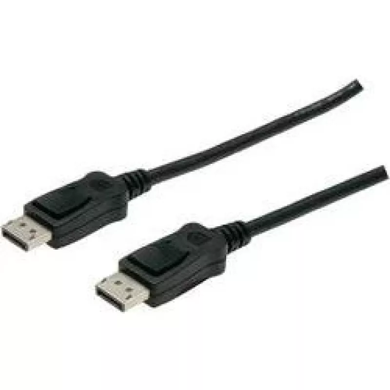 Jungiamasis kabelis DisplayPort su užraktu 1080p 60Hz FHD tipas DP / DP M / M juodas 3m