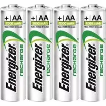 Energizer ACCU Recharge Power Plus įkraunamos NiMH AA baterijos 2000mAh 4 vnt. pakuotė