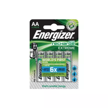 Energizer ACCU Recharge Extreme NiMH AA Įkraunamos Baterijos 2300mAh 4 Vnt.