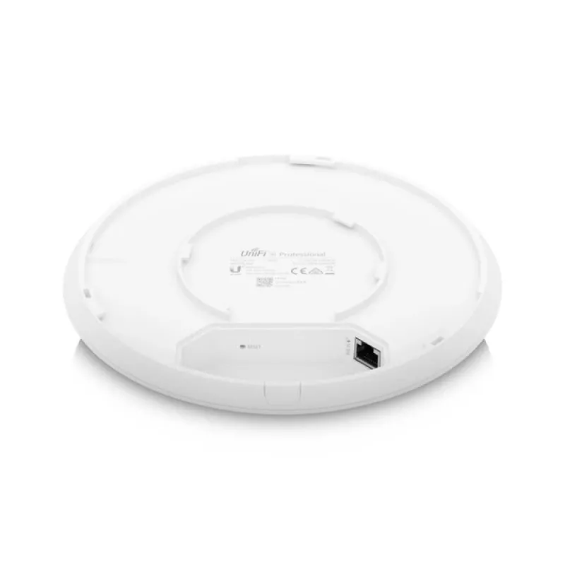 Belaidis prieigos taškas UBIQUITI U6-PRO — Wi-Fi 6 dviejų juostų 2,4/5 GHz, PoE, IP54, lubos/siena, 4800 Mbps (5 GHz), 573,5 Mbps (2,4 GHz)