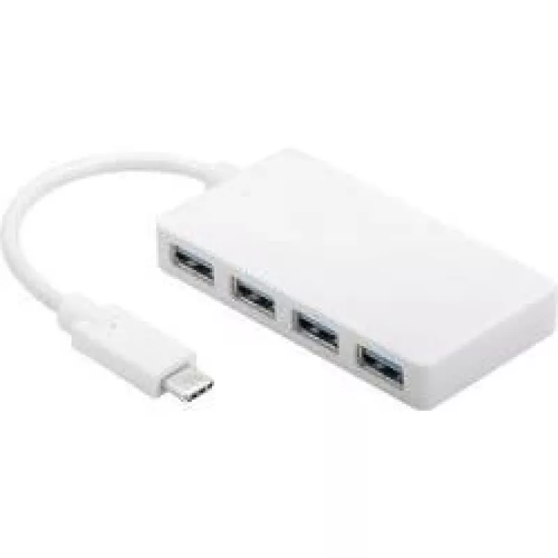 Wentronic Goobay USB-C™ 4x Multiport Adapter, Baltas