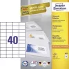 Avery Zweckform 3651 Universalios etiketės 52,5 x 29,7 mm 100 lapų baltos